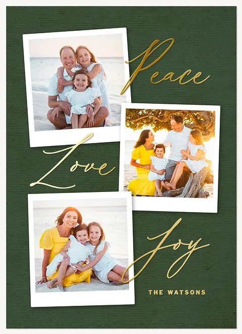 Peace Trio Christmas Cards