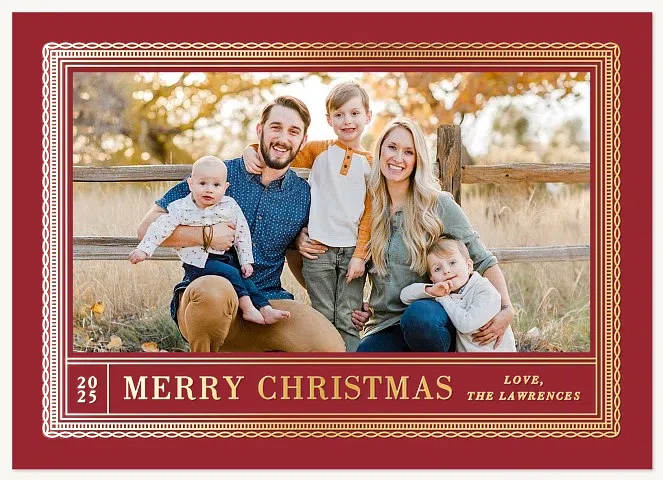 Lavish Frame Christmas Cards