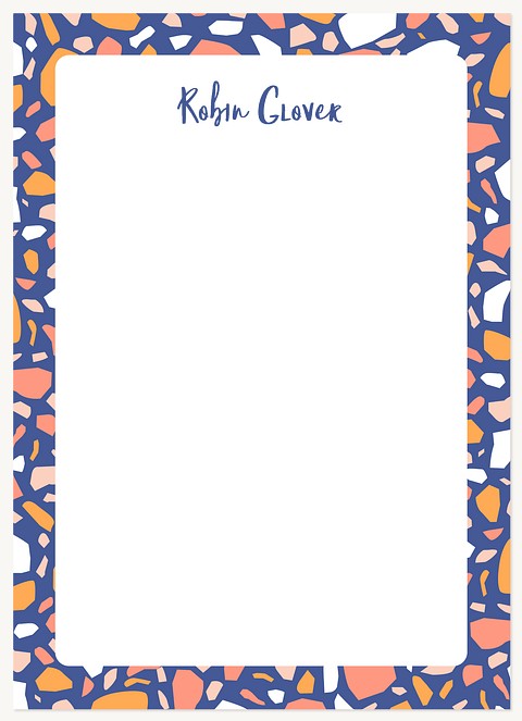 Colorful Terrazzo Stationery
