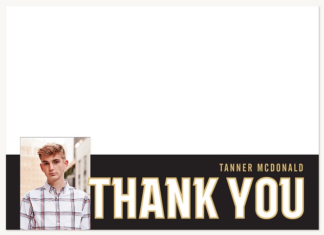 Bold & Grand Graduation Thank You Cards