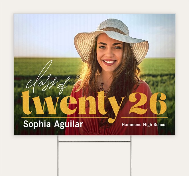 Aurous Year Custom Yard Signs