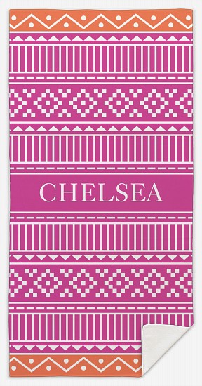 Bright Boho Custom Beach Towels