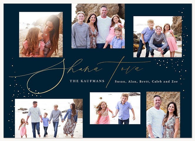 Shana Tova Sparkle Rosh Hashanah cards