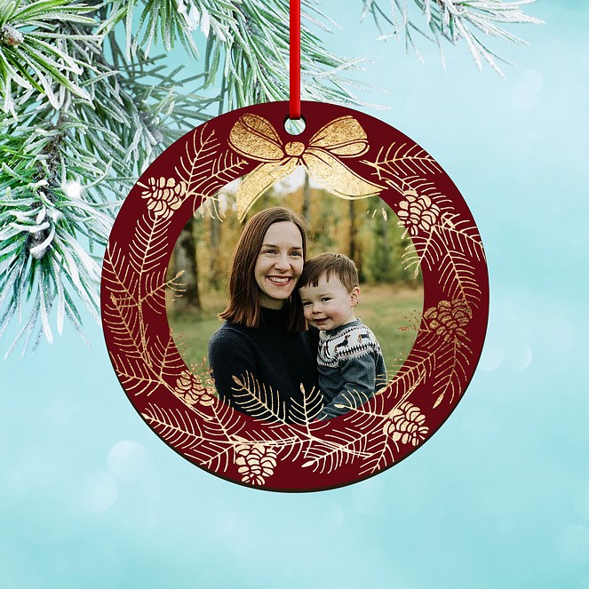 Gilded Bow Custom Ornaments