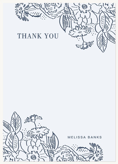 Gilded Garden Thank You Cards 