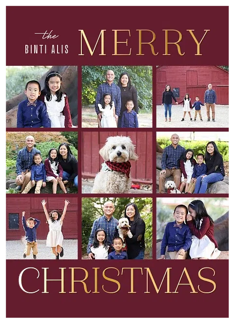 Classic Gallery Personalized Holiday Cards