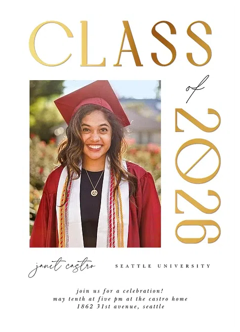 Bold Achievement Graduation Cards