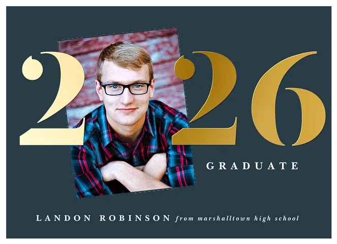 Bold Year Graduation Cards