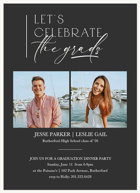 Script Grads Graduation Cards