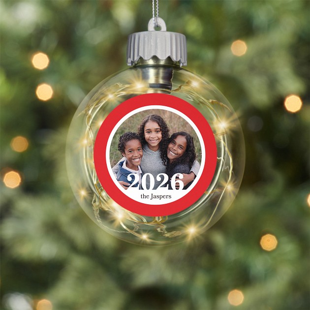 Red Year Personalized Ornaments