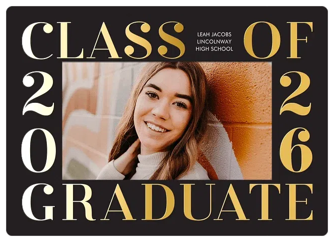 Framed Sentiment Graduation Cards