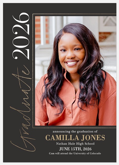 Sideline Graduation Cards