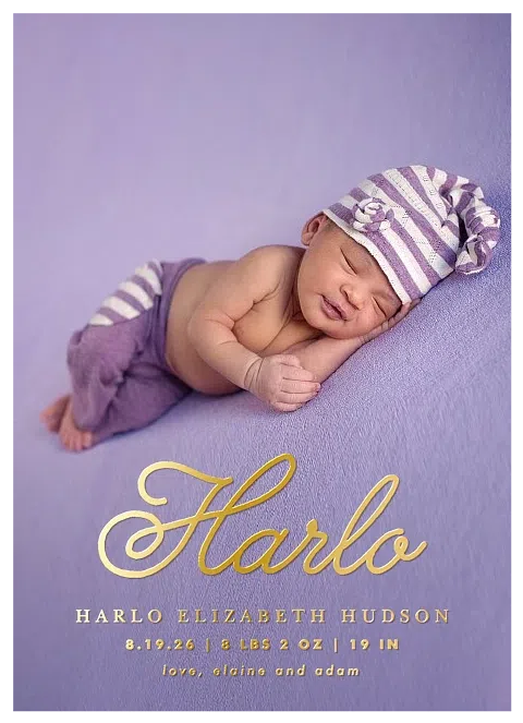 Effortless Introduction Baby Announcements