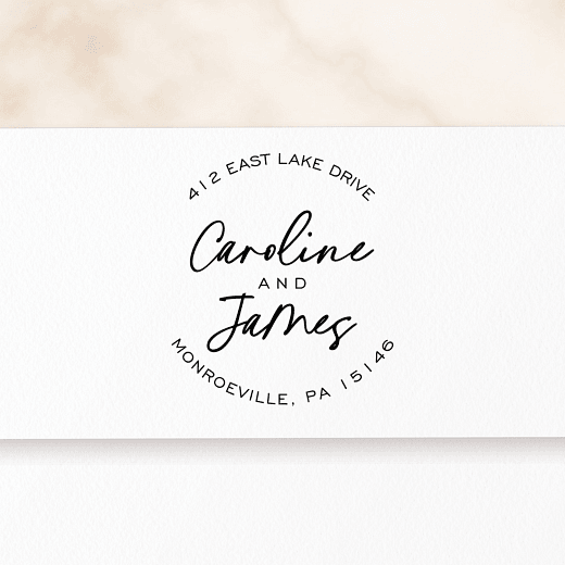 Simple Script | Custom Rubber Stamps
