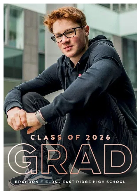 Grad Outline Graduation Cards