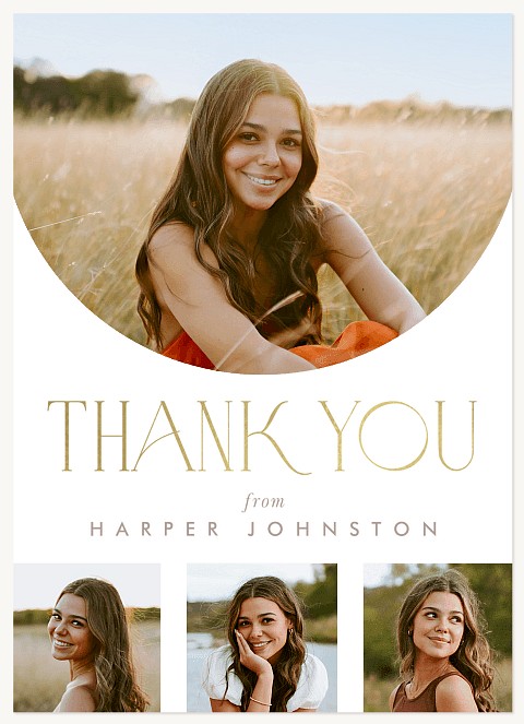Sweeping Thanks Thank You Cards 