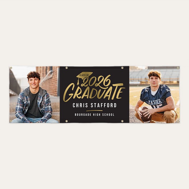A Big Year Graduation Banner Custom Banners