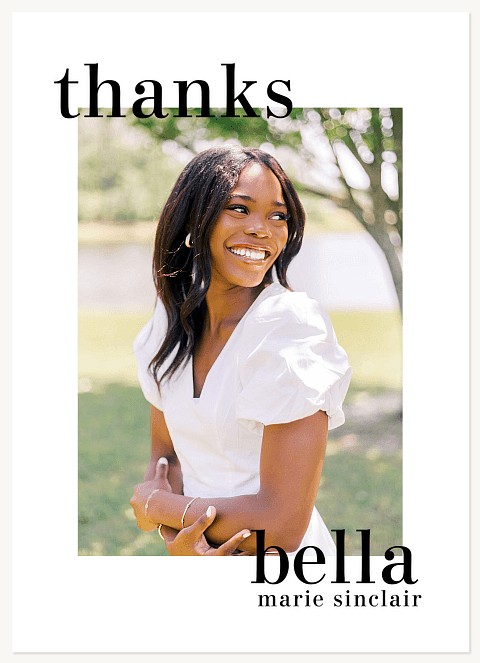 Bold Gratitude Thank You Cards 