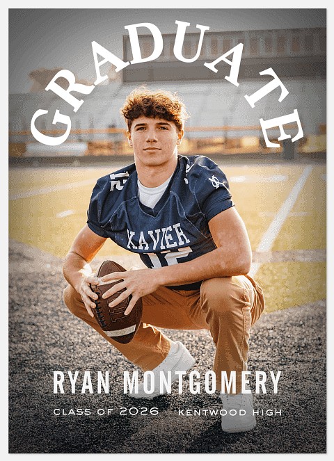 Arched Overlay Graduation Cards