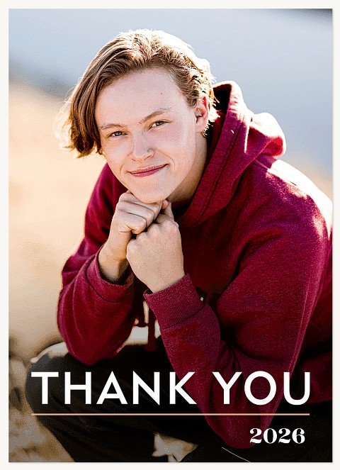 Magazine Set Thank You Cards 