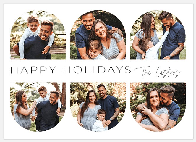 Many Arches Holiday Photo Cards