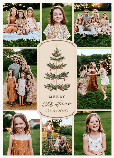 The Centerpiece Tree Personalized Holiday Cards