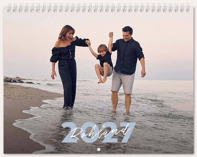 Bold Year Calendar Personalized Photo Calendars