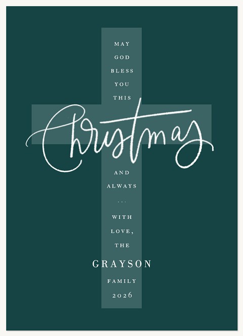 Elegant Regalia Personalized Holiday Cards