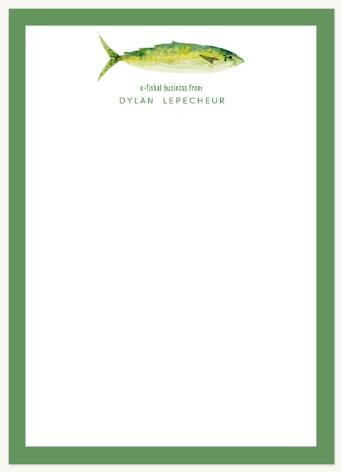 OFishal Note Stationery