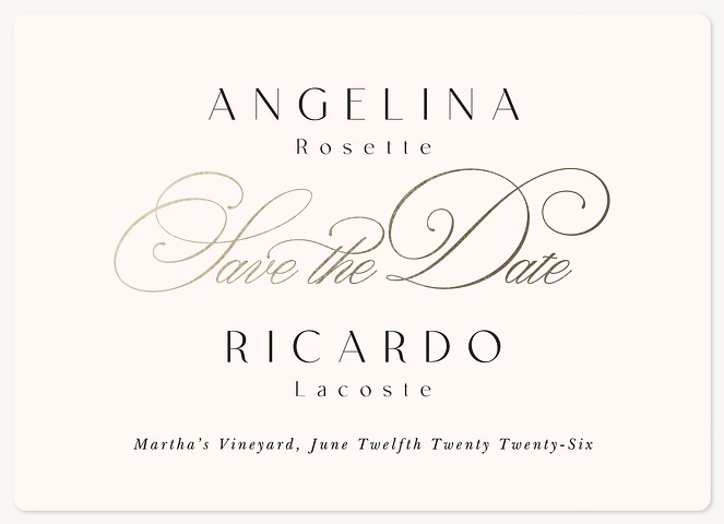Signature Elegance Save the Date Magnets