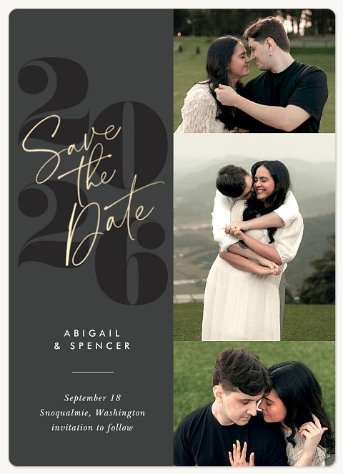 Refined Contrast Save the Date Magnets