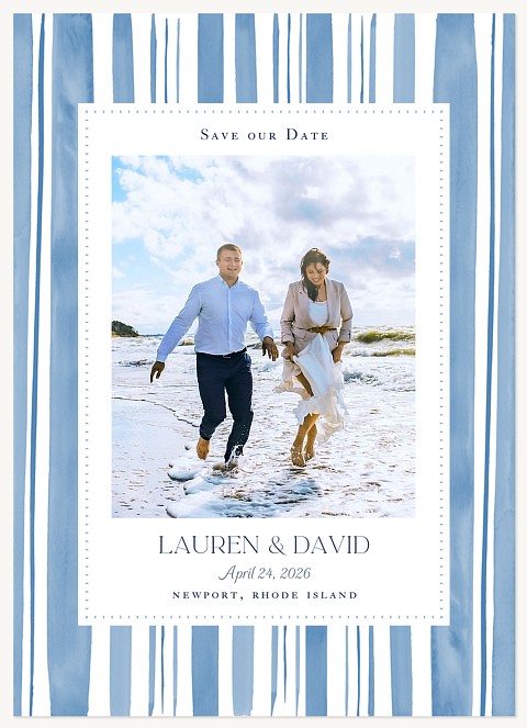 Gallery Stripe Save the Date Cards