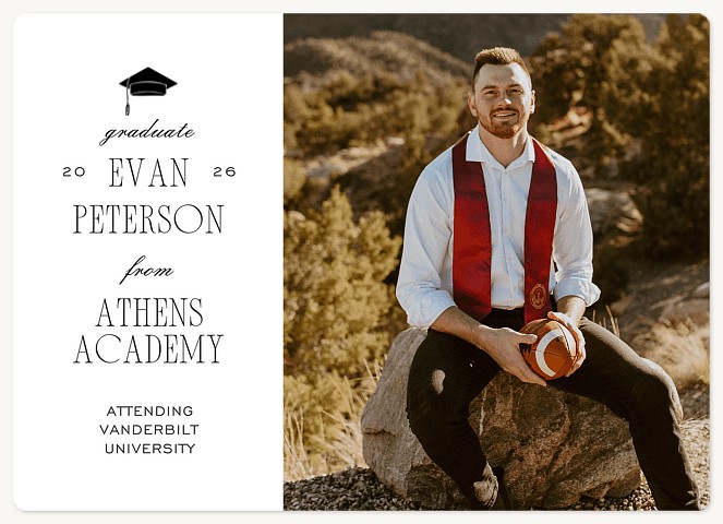 Graduate Column Graduation Cards