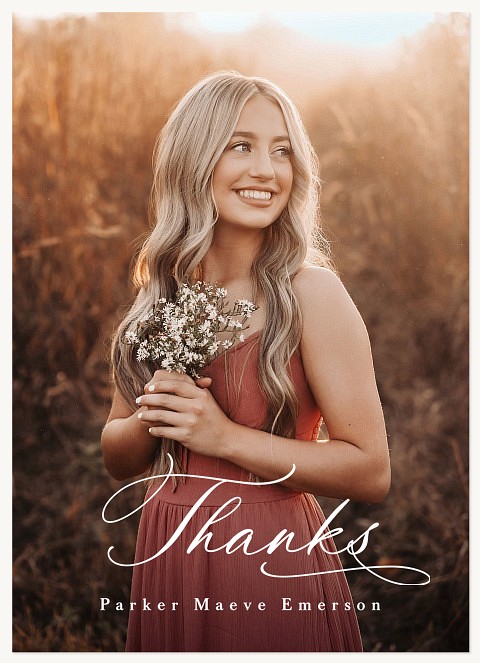 Classical Thank You Thank You Cards 