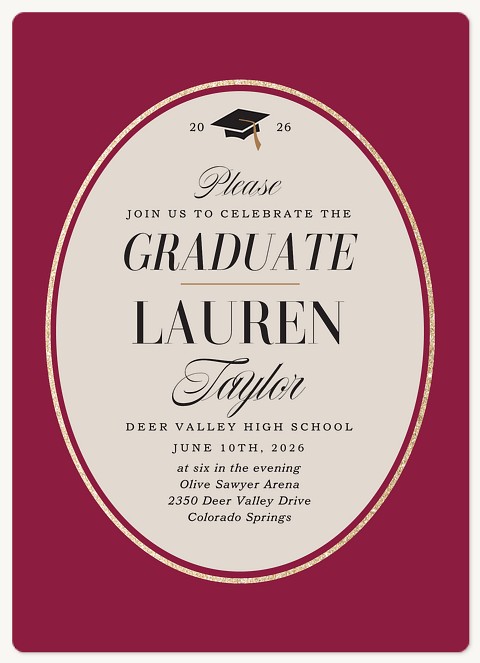 Big Debut Graduation Cards