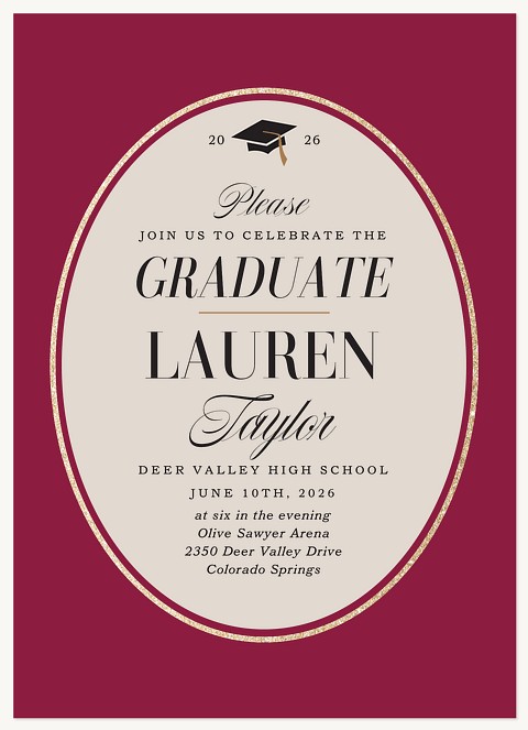 Big Debut Graduation Cards