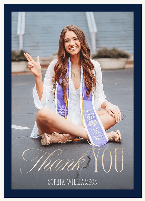 Photo Frame Thank You Thank You Cards 