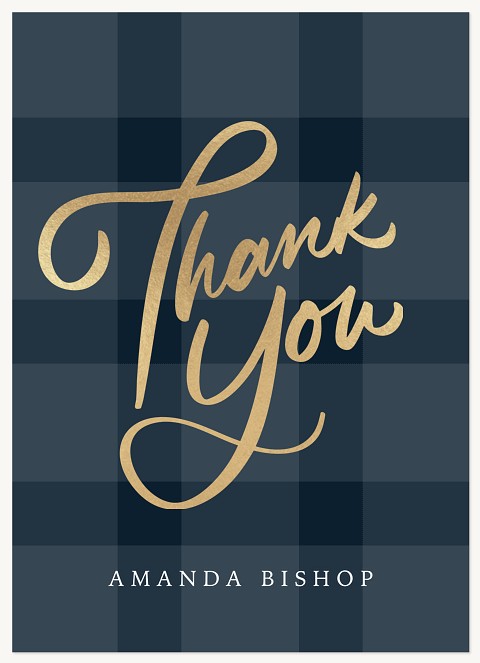 Preppy Party Thanks Thank You Cards 