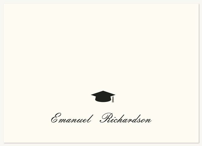 Minimalist Cap Thank You Cards 