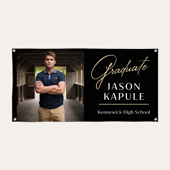 Polished Grad Banner Custom Banners