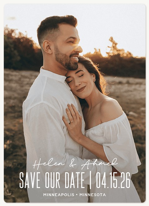 Modern Mix Save the Date Magnets