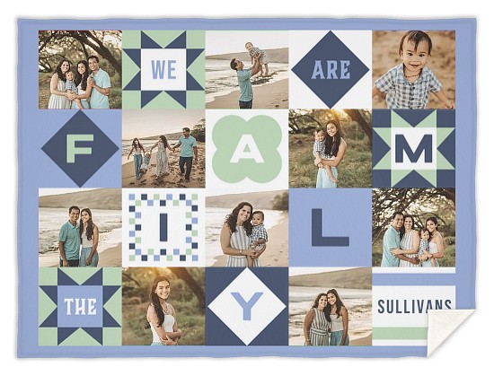 We Are Family Custom Blankets