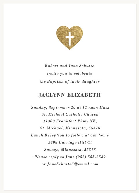  Divine Love Baptisms & Christening Invitations