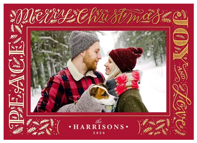 Fanciful Messages Christmas Cards
