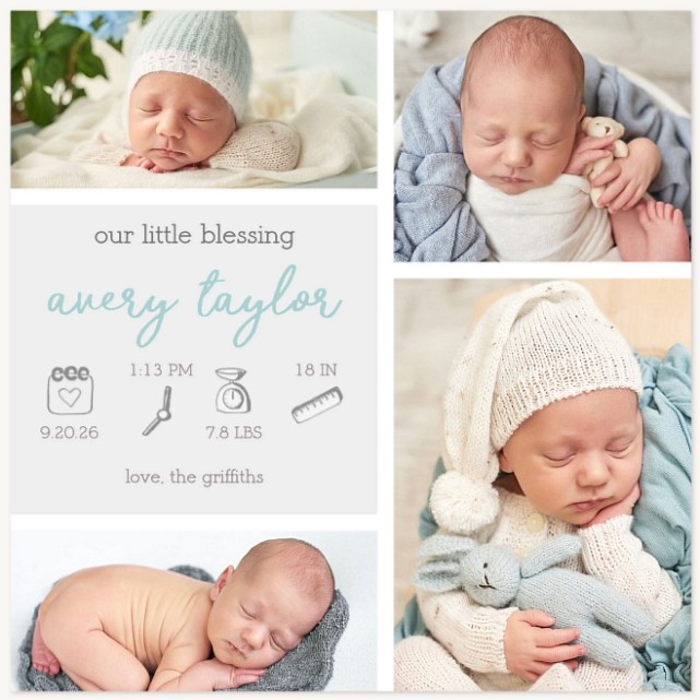 Sweet Stats Baby Announcements