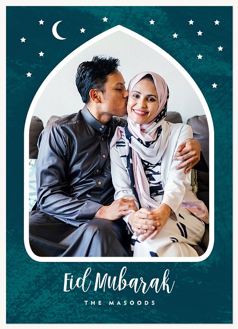 Night Window Eid Cards
