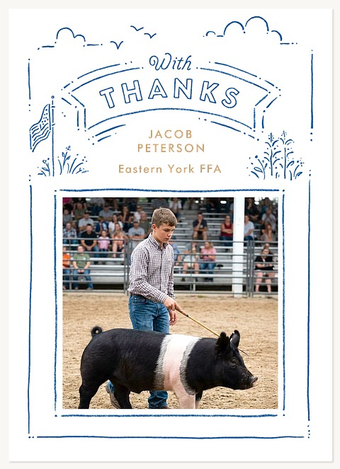 Country Gratitude Thank You Cards 