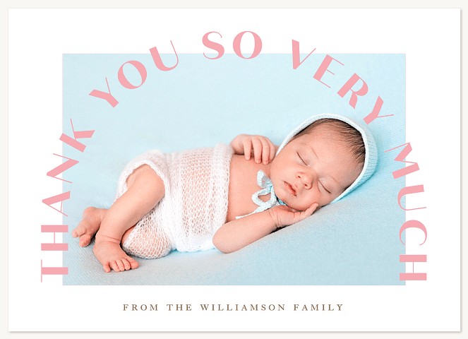 Half Circle Thank You Cards 