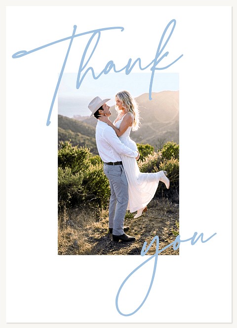 Color Type Thank You Cards 