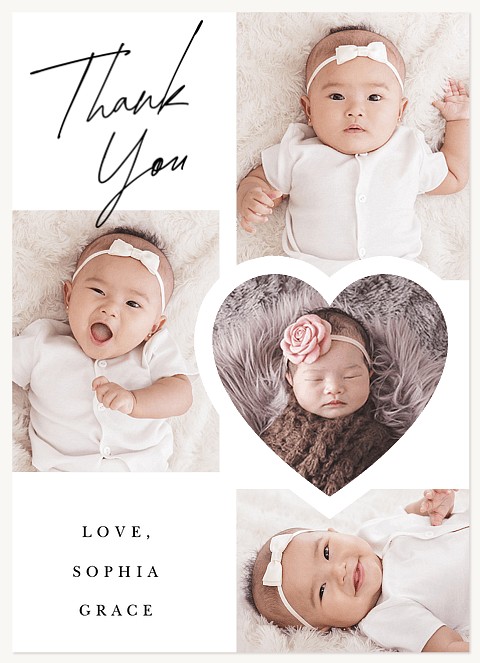 Sweetest Script Thank You Cards 